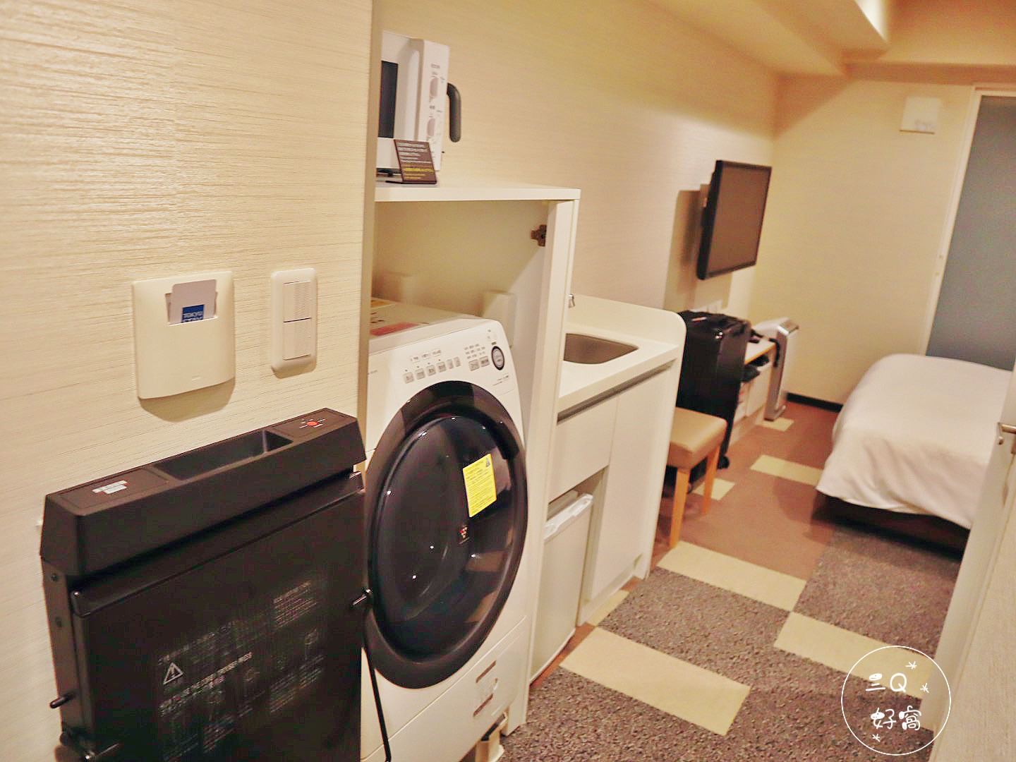 東京自由行住宿推薦 築地東急Stay飯店 公寓式房內有專屬洗脫烘衣機、微波爐 - 第18張圖