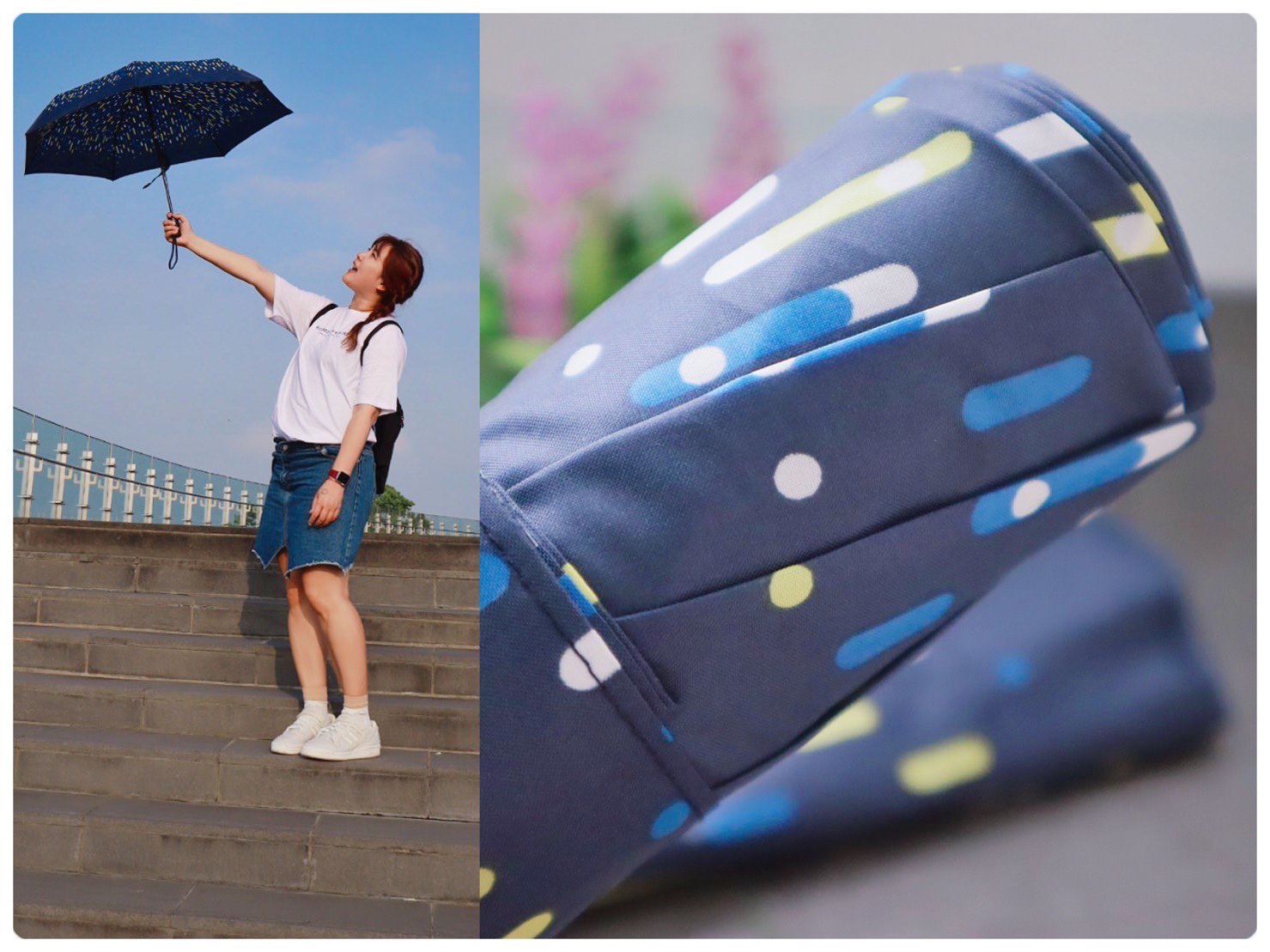 台灣雨傘品牌 didyda滴滴答 超輕量晴雨兩用自動傘 安全不回彈 有效阻隔紫外線