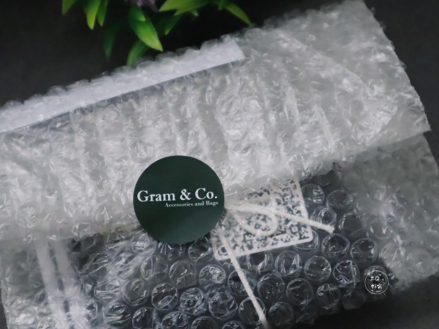 短夾推薦 Gram&Co. 幾何拼接撞色真皮短夾 情人節禮物推薦送禮自用皆合適 - 第2張圖