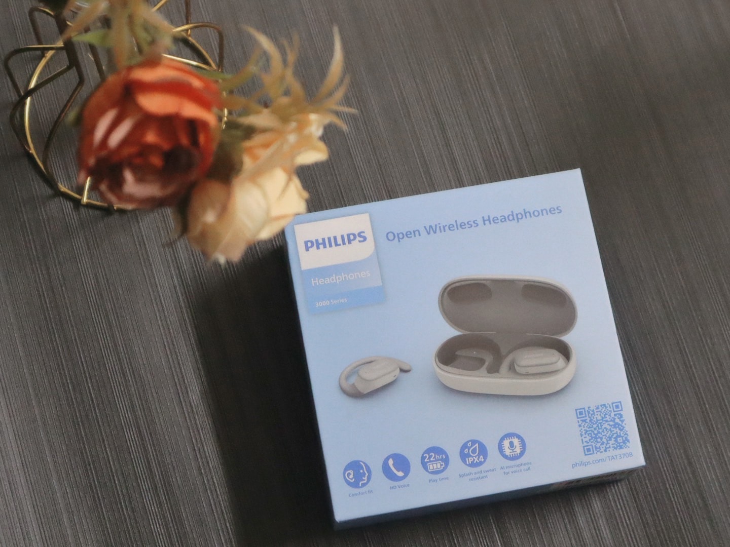 PHILIPS TAT3708 22h長續航氣傳導真無線運動耳機 平價藍牙耳機推薦 - 第1張圖 PHILIPS (TAT3708) 22h長續航氣傳導真無線運動耳機 藍牙耳機開箱