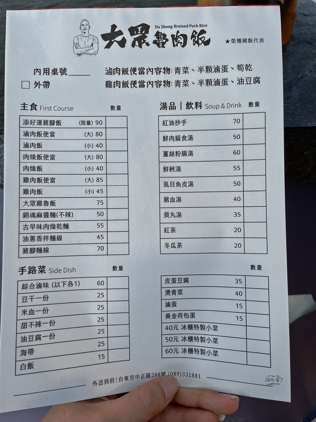 地道的台東風味丨國飯代表 「大眾魯肉飯」每一口都是對傳統的致敬 - 第2張圖