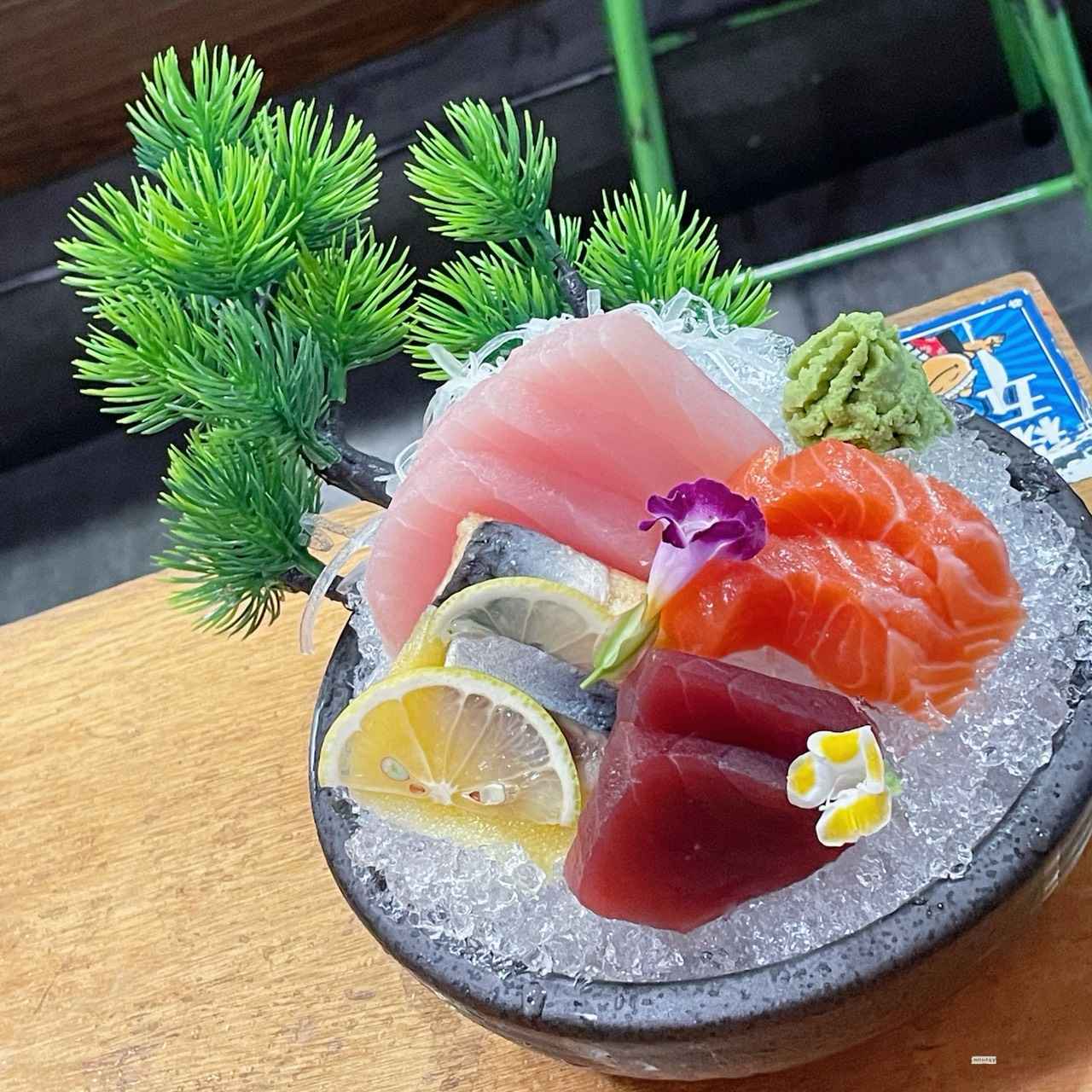 台中北區永興街美食 森川丼丼梅亭橫町:厚切炸豬排丼、生魚片一次滿足的日式饗宴 - 第9張圖