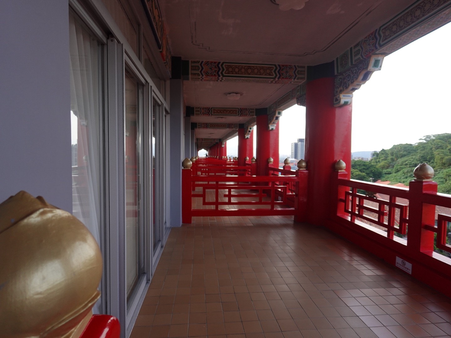 圓山大飯店房間陽台