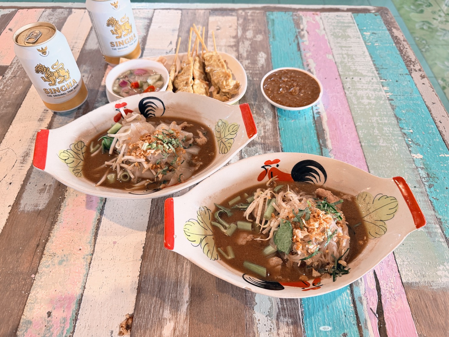 船麵＋Singha 啤酒