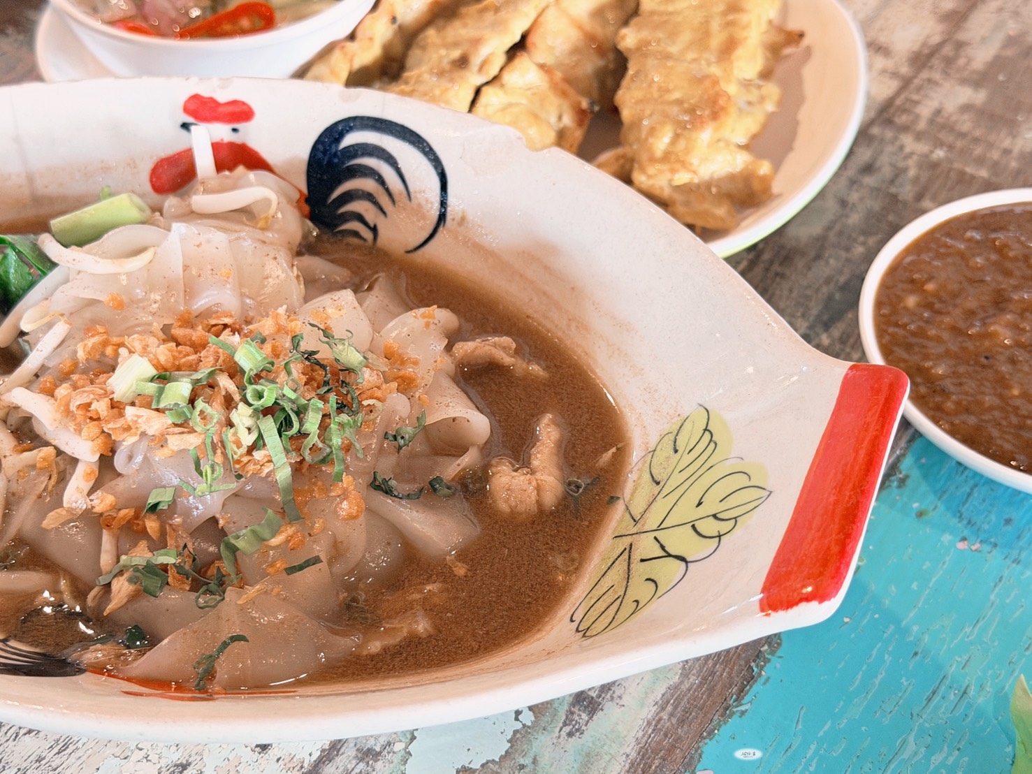 寬粿條船麵特寫