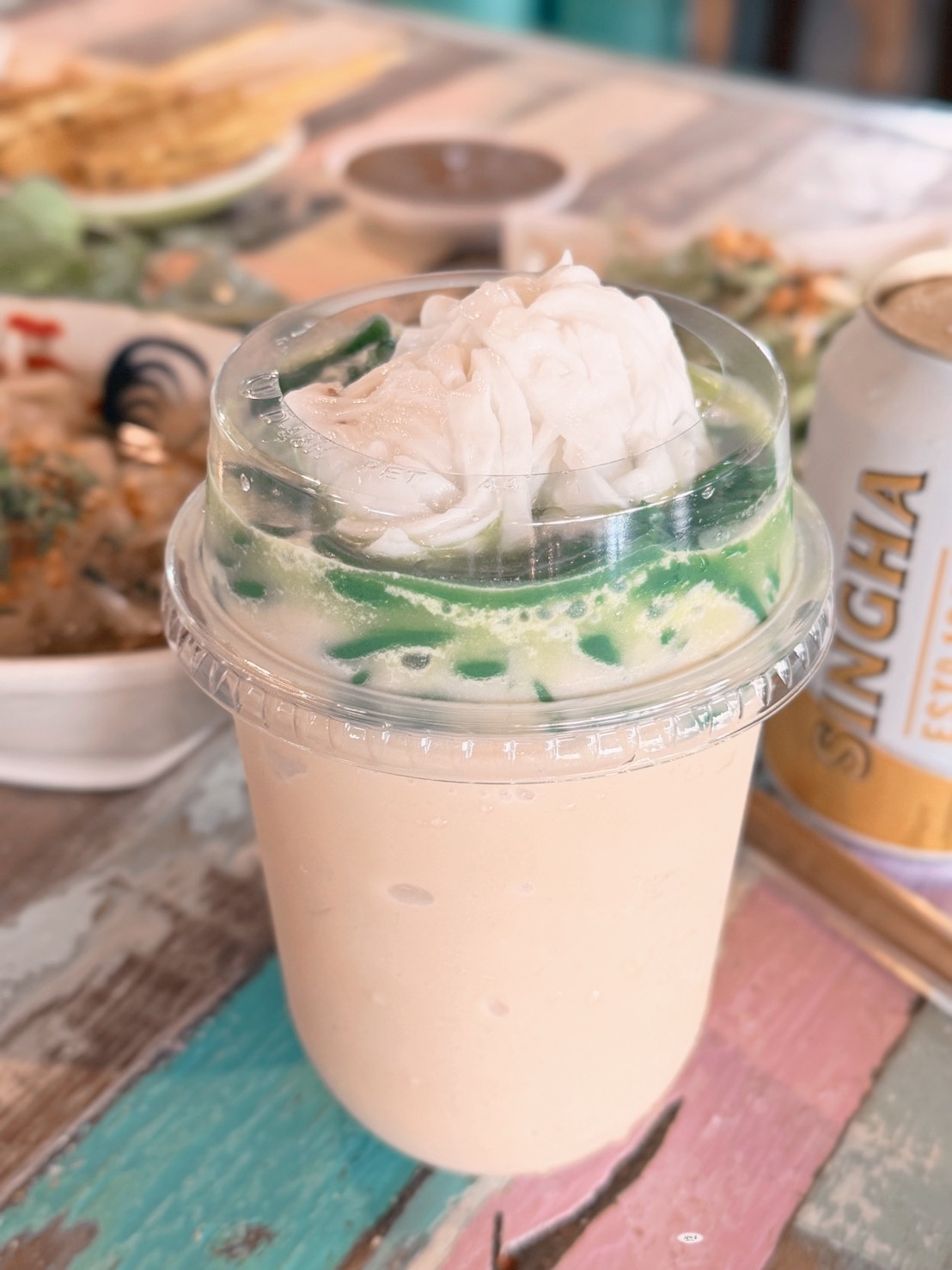 Yok Yen 椰奶飲特寫
